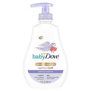 Baby Dove Hypoallergenic Night Time Wash for Sensitive Skin with Calming Moisture 384ml